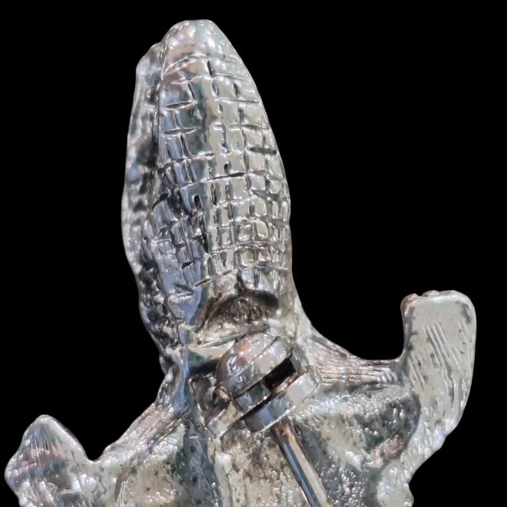Crystal Gator Croc Brooch Lizard Salamander Gecko Chameleon Alligator Lapel Pin